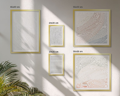 Polyptic înrămat Modele de șiruri cu structuri luminoase