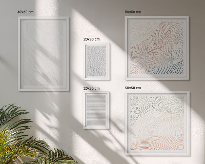 Polyptic înrămat Modele de șiruri cu structuri luminoase