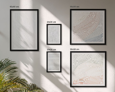 Polyptic înrămat Modele de șiruri cu structuri luminoase