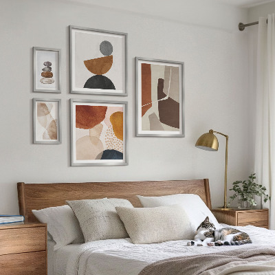 Polyptic înrămat Decorațiuni de pictură abstractă