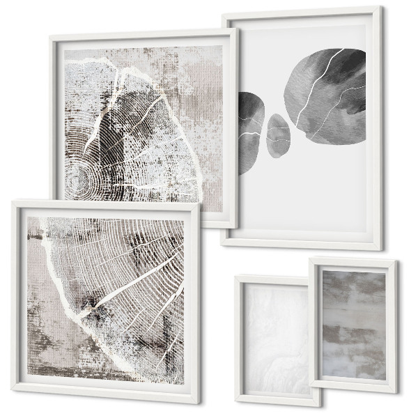 Polyptic înrămat Forme moderne abstracte