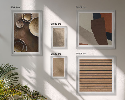 Decorațiune de perete set tablouri Structuri minimaliste din piatră