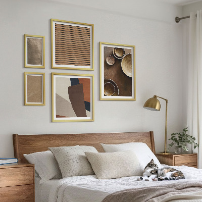 Decorațiune de perete set tablouri Structuri minimaliste din piatră