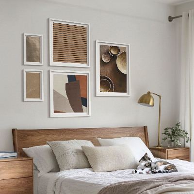 Decorațiune de perete set tablouri Structuri minimaliste din piatră