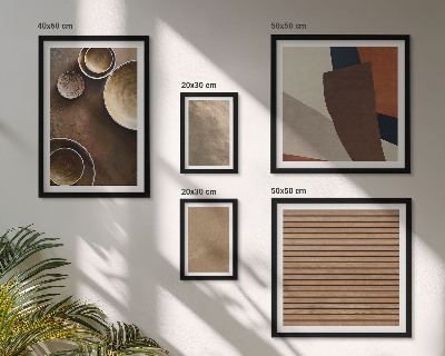 Decorațiune de perete set tablouri Structuri minimaliste din piatră