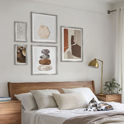Decorațiune de perete set tablouri Texturi artă modernă