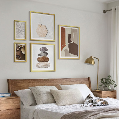 Decorațiune de perete set tablouri Texturi artă modernă