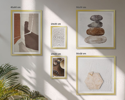 Decorațiune de perete set tablouri Texturi artă modernă