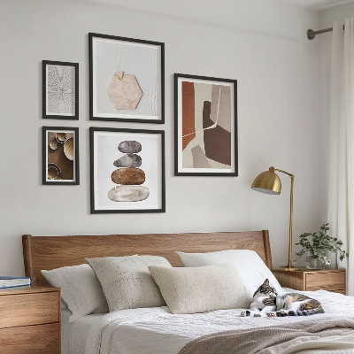 Decorațiune de perete set tablouri Texturi artă modernă