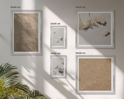 Polyptic înrămat Structuri naturale de pe plaja cu pietre