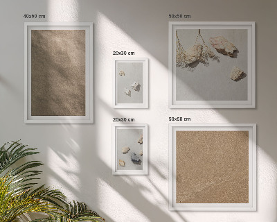 Polyptic înrămat Structuri naturale de pe plaja cu pietre