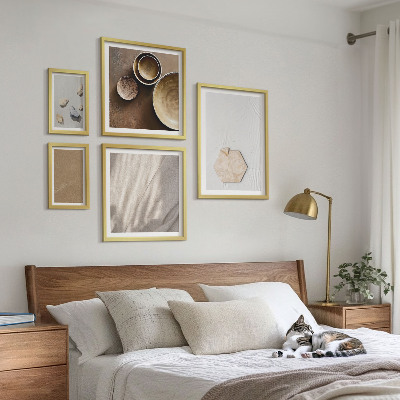 Decorațiune de perete set tablouri Texturi minimaliste calde
