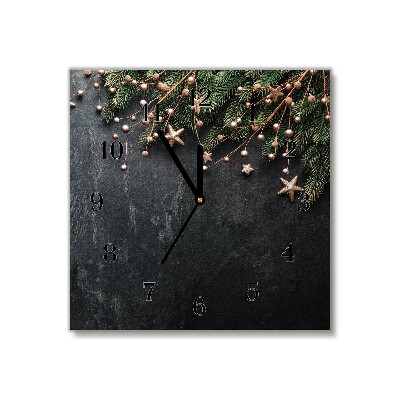 Ceas de sticlă Pătrat Pom de Crăciun Ornamente de Crăciun