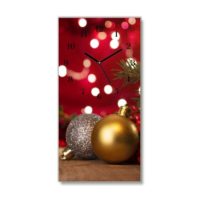 Ceas de sticlă Verticală Pom de Crăciun. Ornamente de Crăciun