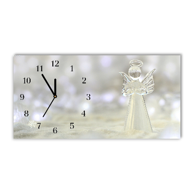 Ceas de sticlă Niveluri Un ornament de înger din sticlă proaspătă