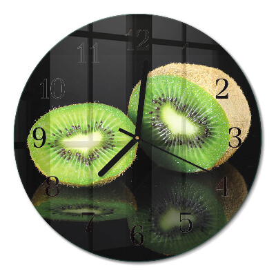 Ceas perete din sticlă rotund Kiwi