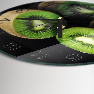 Ceas perete din sticlă rotund Kiwi