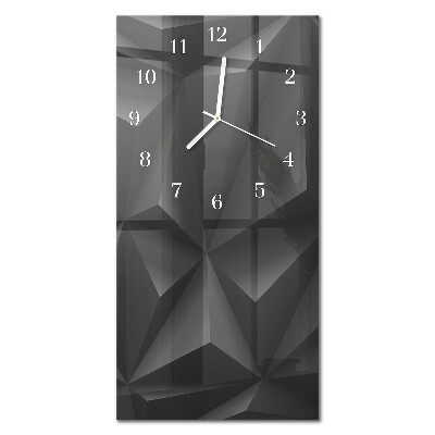 Ceas de sticlă pe perete vertical Model
