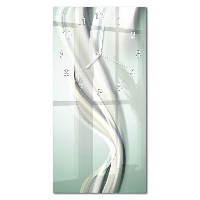 Ceas de sticlă pe perete vertical Model