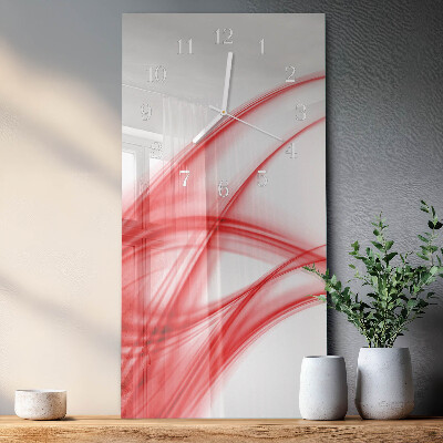 Ceas de sticlă pe perete vertical Artă abstractă