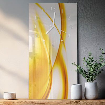 Ceas de sticlă pe perete vertical Artă abstractă