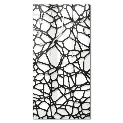 Ceas de sticlă pe perete vertical Model
