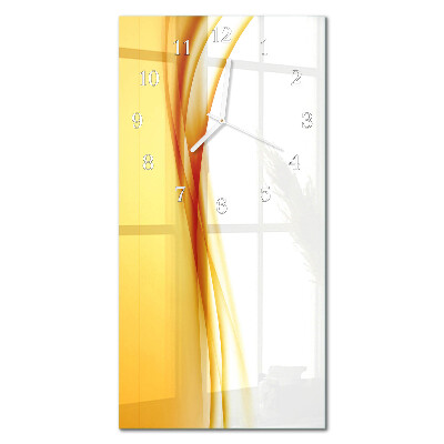 Ceas de sticlă pe perete vertical Model