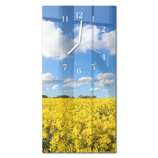 Ceas de sticlă pe perete vertical Domeniu