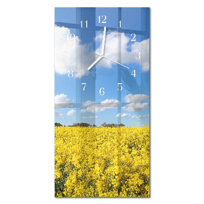 Ceas de sticlă pe perete vertical Domeniu