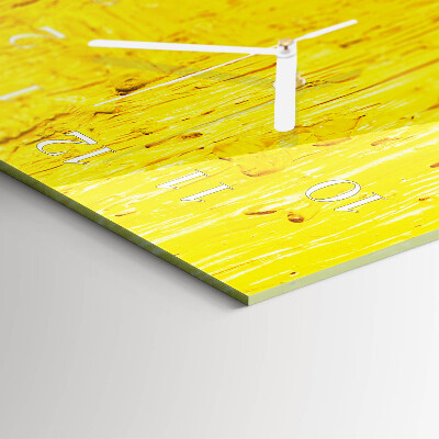 Ceas de sticlă pe perete vertical Model