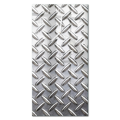 Ceas de sticlă pe perete vertical Tablă metalică