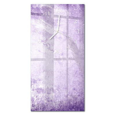 Ceas de sticlă pe perete vertical Model