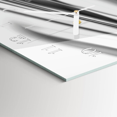 Ceas de sticlă pe perete vertical Model