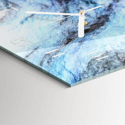 Ceas de sticlă pe perete vertical Piatră