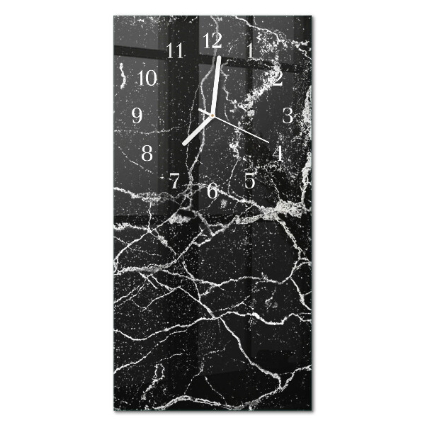 Ceas de sticlă pe perete vertical Model