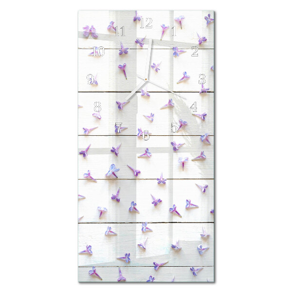 Ceas de sticlă pe perete vertical Model