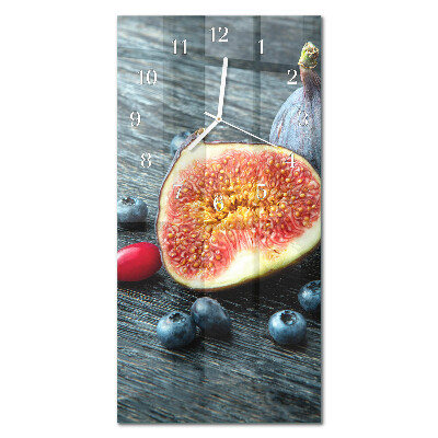Ceas de sticlă pe perete vertical Smochin