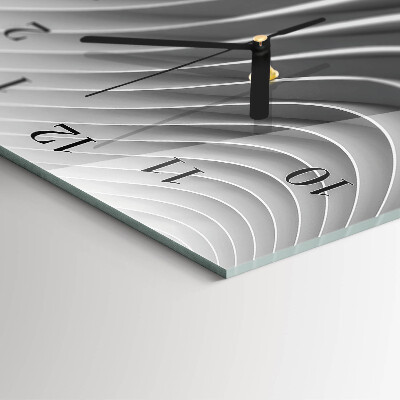 Ceas perete din sticlă dreptunghiular Abstracție