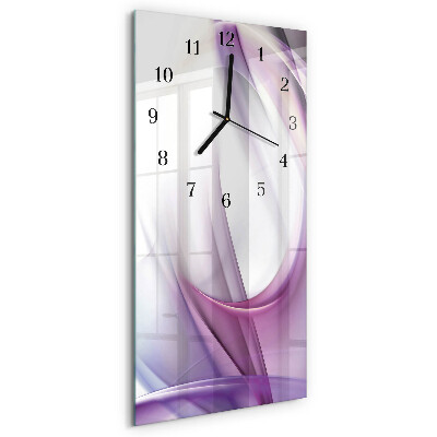Ceas perete din sticlă dreptunghiular Abstracție