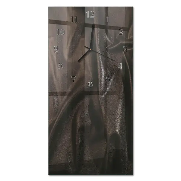 Ceas perete din sticlă dreptunghiular Linii abstracte