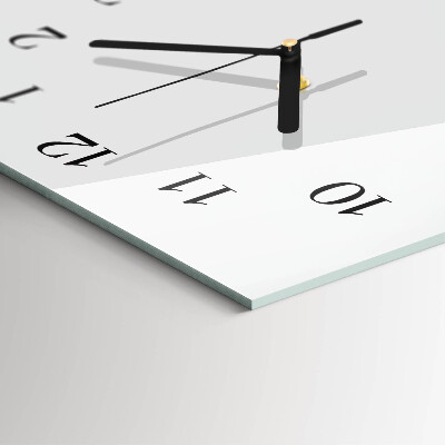 Ceas perete din sticlă dreptunghiular Model