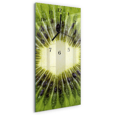 Ceas perete din sticlă dreptunghiular Kiwi