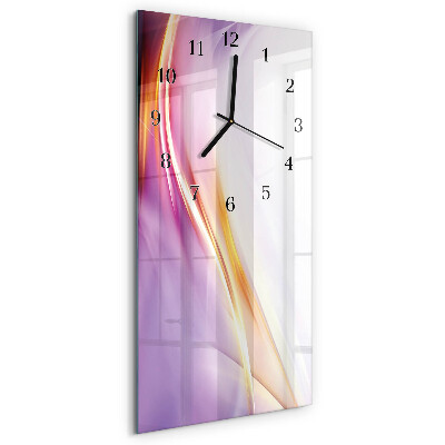 Ceas perete din sticlă dreptunghiular Abstracție