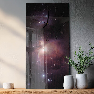 Ceas perete din sticlă dreptunghiular Cosmos