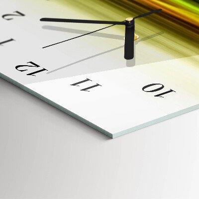 Ceas perete din sticlă dreptunghiular Abstracție