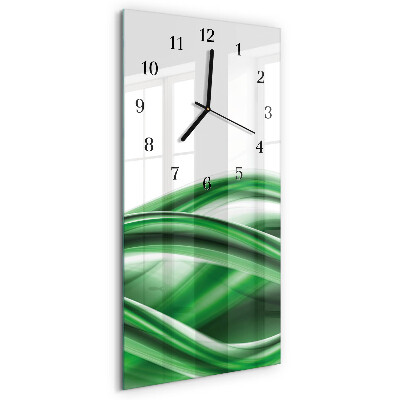 Ceas perete din sticlă dreptunghiular Abstracție