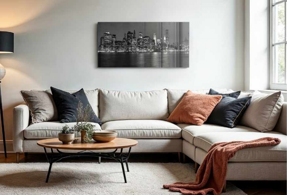 negru în interioare